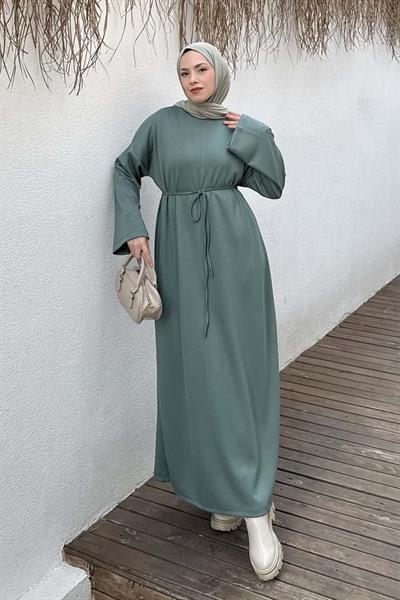 İki İplik Elbise Yeşil