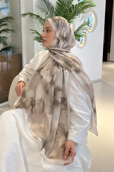 Batik Desen Soft Şal Taş