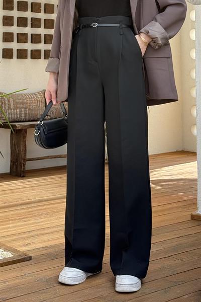 Yüksek Bel Pantolon Siyah