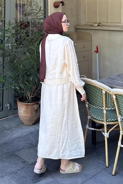 Etekli Tesettür Takım Taş