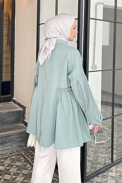 Lopez Balon Kol Tunik Çağla Yeşili