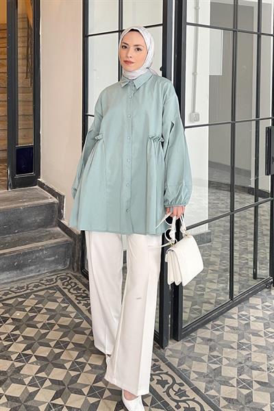 Lopez Balon Kol Tunik Çağla Yeşili