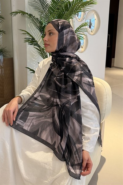 Brush Desen Soft Şal Antrasit