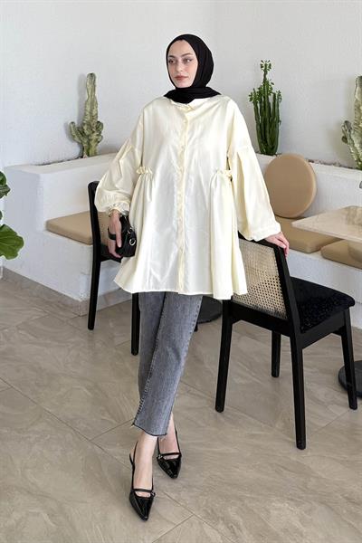 Lopez Balon Kol Tunik Sarı