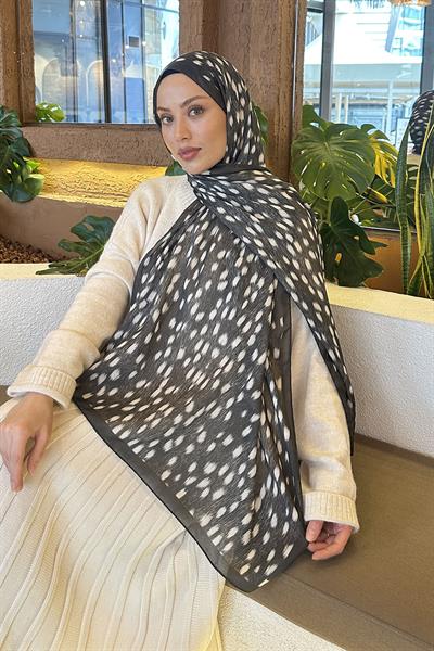 Ceylan Desen Soft Şal Koyu Yeşil