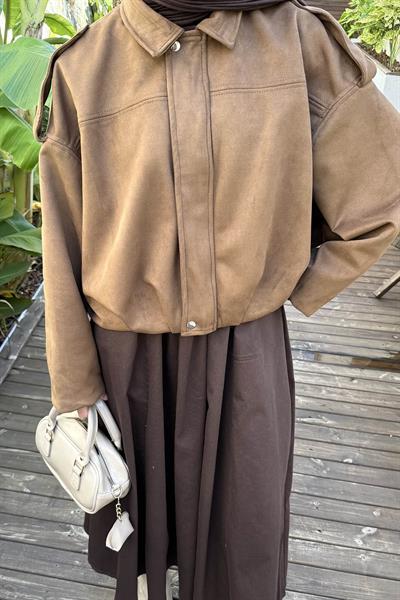 Scuba Süet Mont Camel