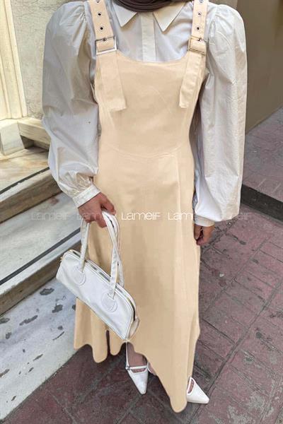 Askılı Gabardin Tesettür Jile Taş