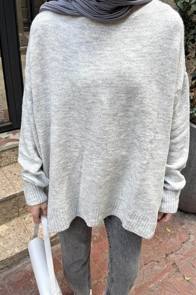 Salaş Dokulu Kazak Gri