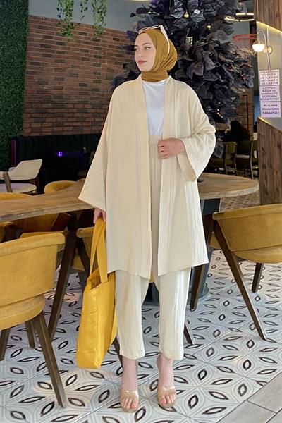 Kimona İkili Takım Taş