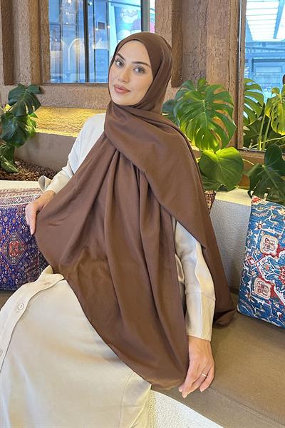 Comfort Pamuk Şal Çikolata Kahve