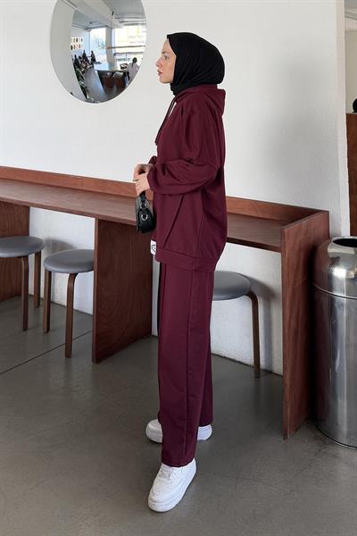 Balance Armalı Çımalı Ikili Takım Bordo