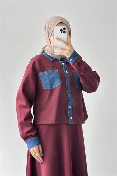 Garnili Scuba Takım Bordo