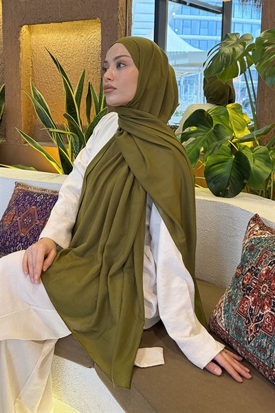 Comfort Pamuk Şal Soft Yeşil