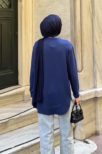 Basic Sweat Lacivert