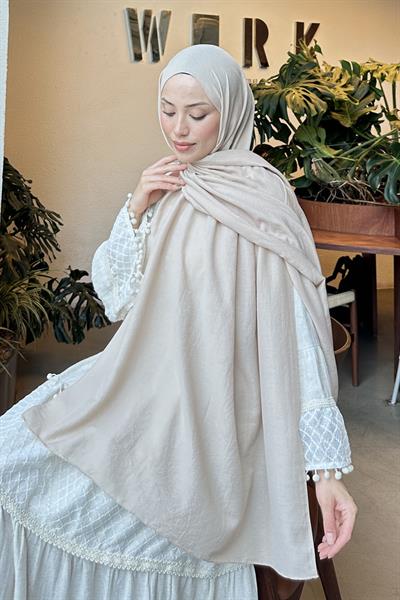 Comfort Pamuk Şal Bej
