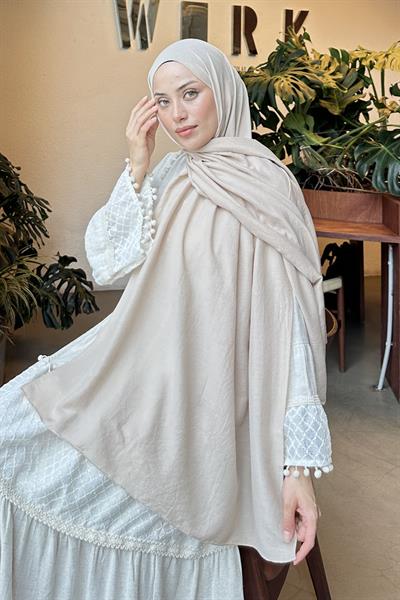 Comfort Pamuk Şal Bej