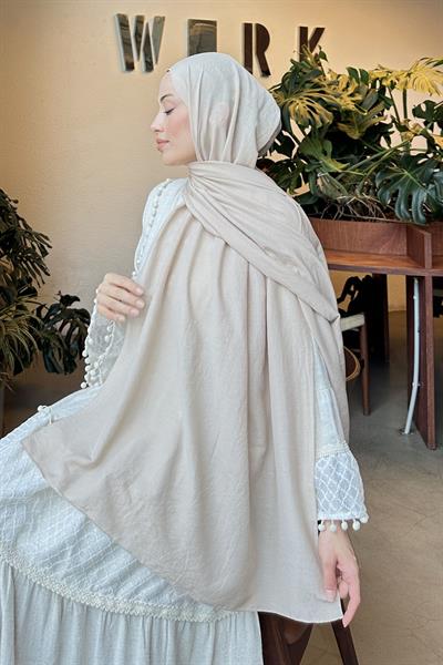 Comfort Pamuk Şal Bej