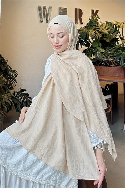 Comfort Pamuk Şal Camel