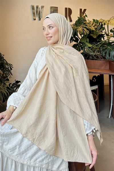 Comfort Pamuk Şal Camel