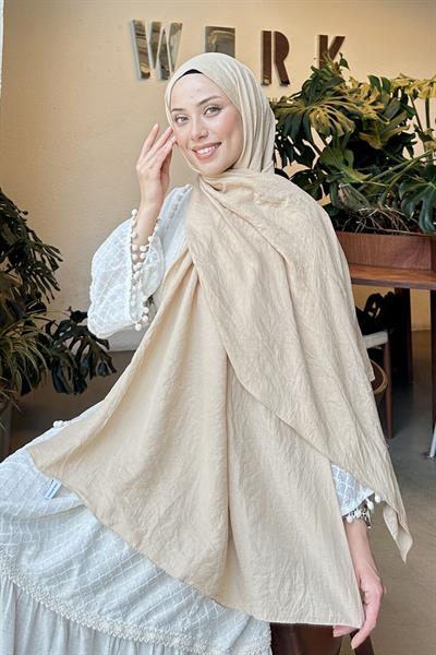 Comfort Pamuk Şal Camel