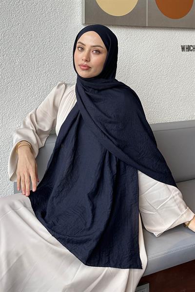 Comfort Pamuk Şal Lacivert