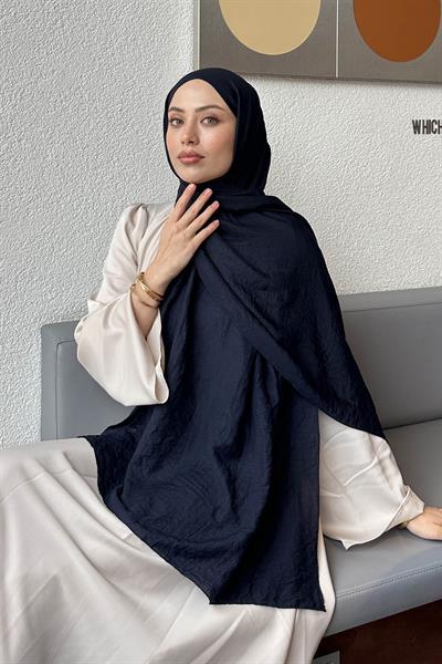 Comfort Pamuk Şal Lacivert