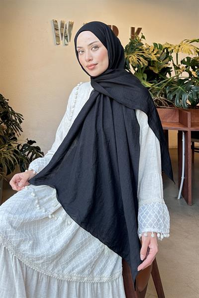 Comfort Pamuk Şal Siyah