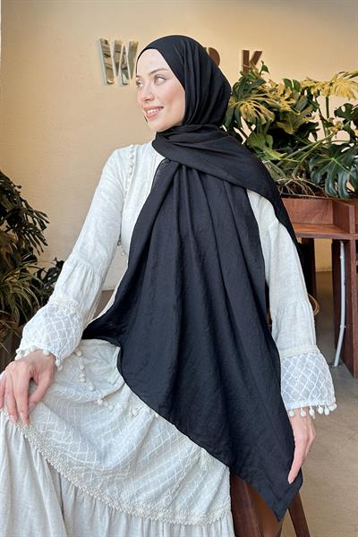 Comfort Pamuk Şal Siyah