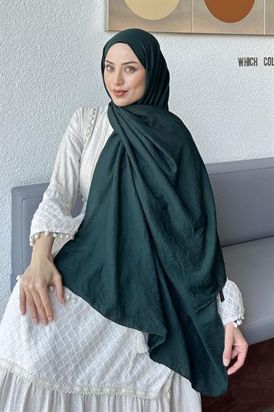 Comfort Pamuk Şal Zümrüt Yeşili