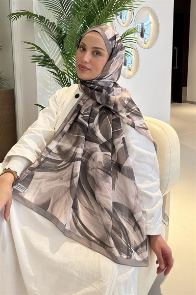 Brush Desen Soft Şal Toprak