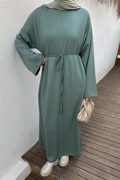İki İplik Elbise Yeşil
