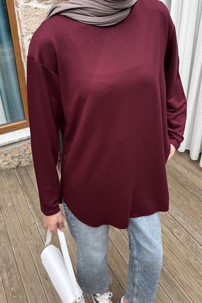 Basic Sweat Bordo