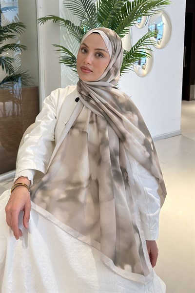 Batik Desen Soft Şal Taş