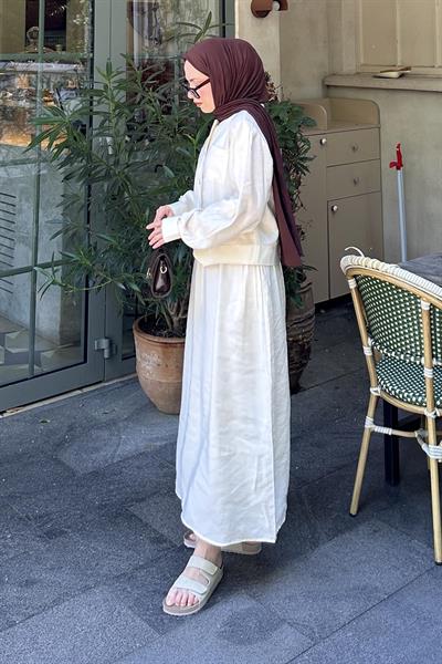 Etekli Tesettür Takım Taş