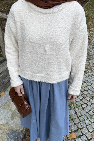 Çizgili BalIkçı Kazak Natural