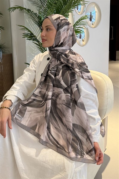 Brush Desen Soft Şal Toprak