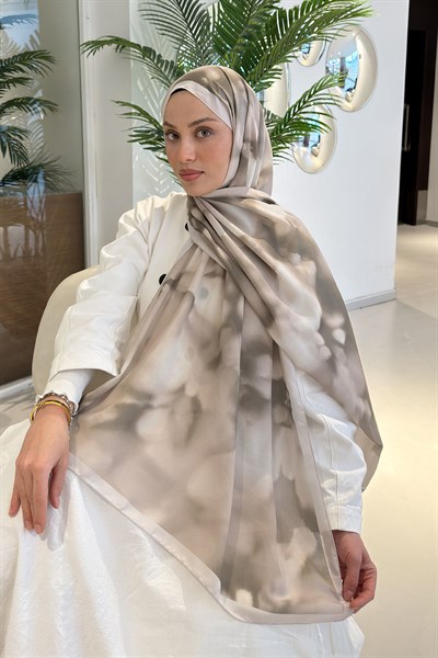 Batik Desen Soft Şal Taş