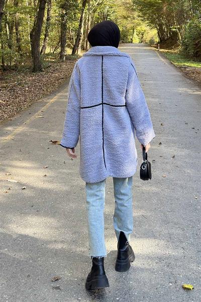 Biye Detaylı Tedy Kaban Gri