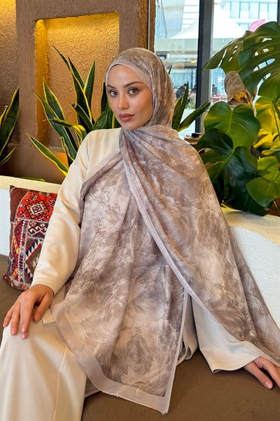 Gül Çiçek Desen Ferah Şal Taş