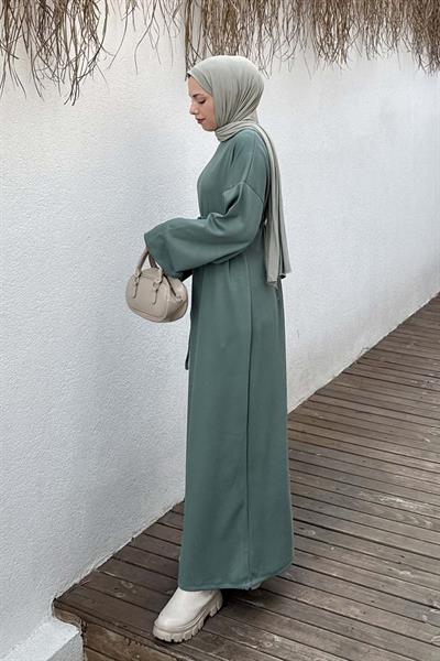 İki İplik Elbise Yeşil