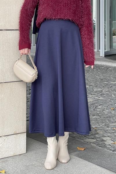 Kloş Etek Lacivert