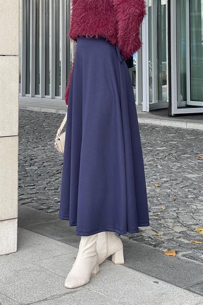 Kloş Etek Lacivert
