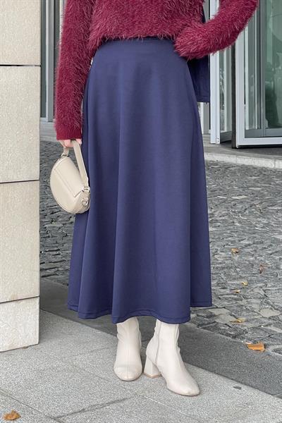 Kloş Etek Lacivert