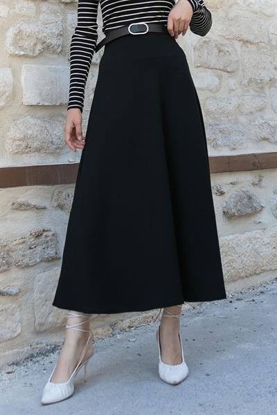 Kloş Etek Siyah