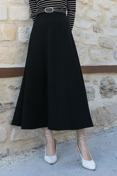 Kloş Etek Siyah
