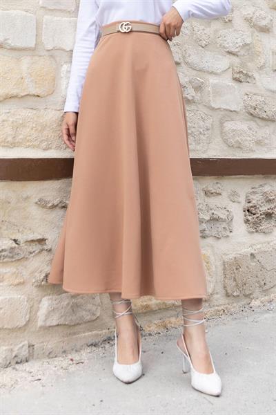 Kloş Etek Sütlü Kahve