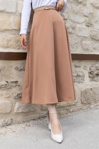 Kloş Etek Sütlü Kahve