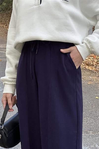 Şalvar Balon Modelli Eşofman Altı Lacivert