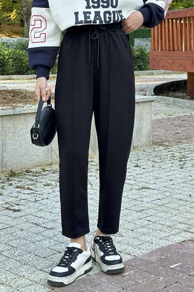 Şalvar Balon Modelli Eşofman Altı Siyah