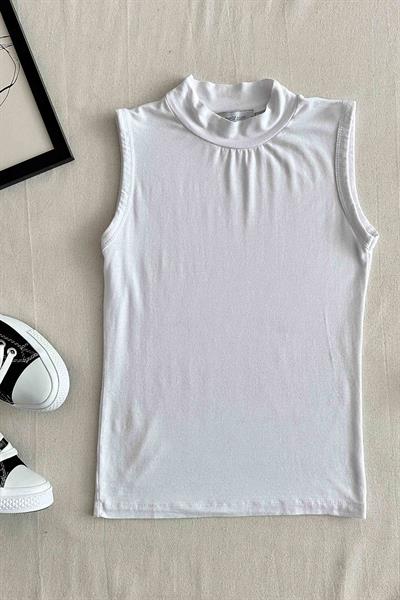 Sıfır Kollu İçlik Beyaz